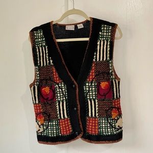 🎈🎈Hasting & Smith Fall Theme Knit Vest